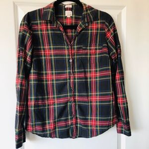 J.Crew Plaid Button Down